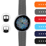 S6.pu16 Gallery Super Waffle Rubber Strap For Samsung Galaxy Watch Active2