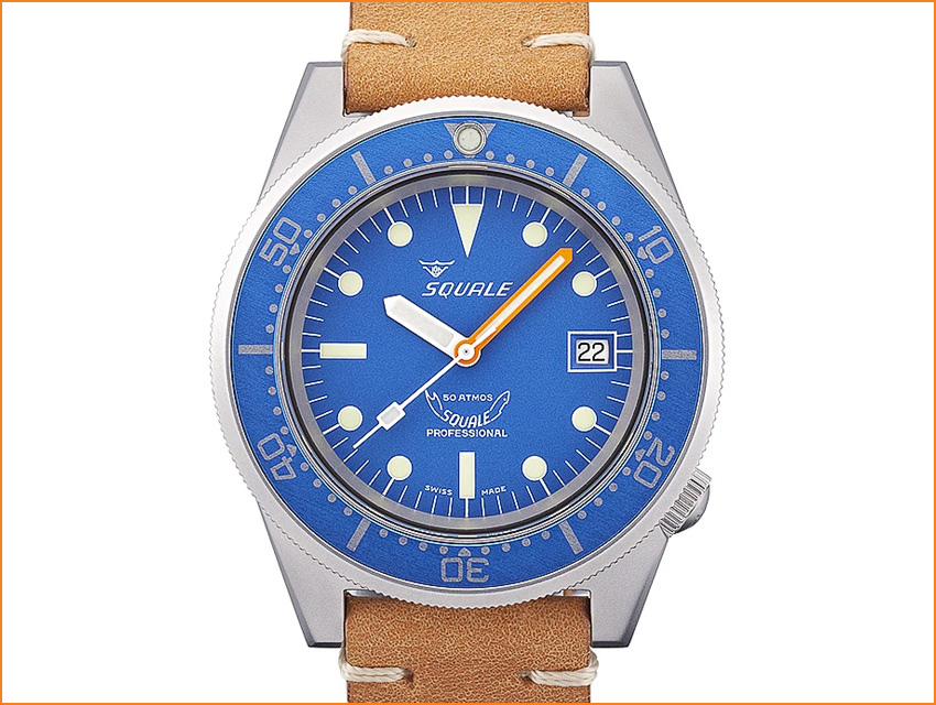 Best Dive Watches Under 2000 Dollars Squale 50 Atmos Blue Ocean 1521 026