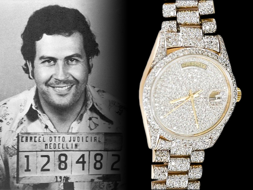 Часы эскобара. Ролексы Пабло Эскобара. Rolex Pablo Escobar. Часы Пабло Эскобара ролекс. Часы Пабло Эскобара.