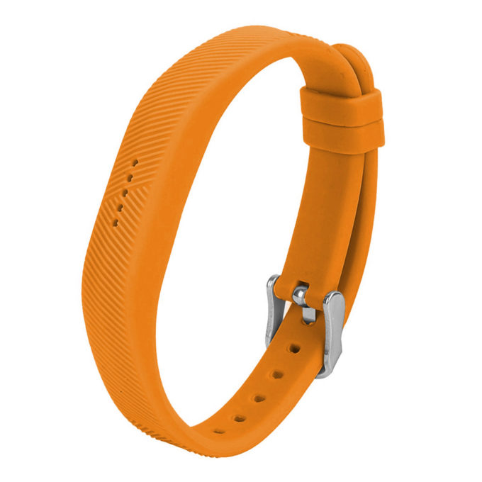 Fb.r7.12 Silicone Strap For Fitbit Flex In Orange (UPDATED)