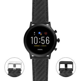 Fos.sw.l5 Gallery DASSARI Carbon Fiber Strap For Fossil Gen 5 Smartwatch