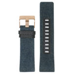 L.dz4.5.rg Main Blue (Rose Gold Buckle) All Colors StrapsCo Denim & Leather Watch Band Strap For Diesel