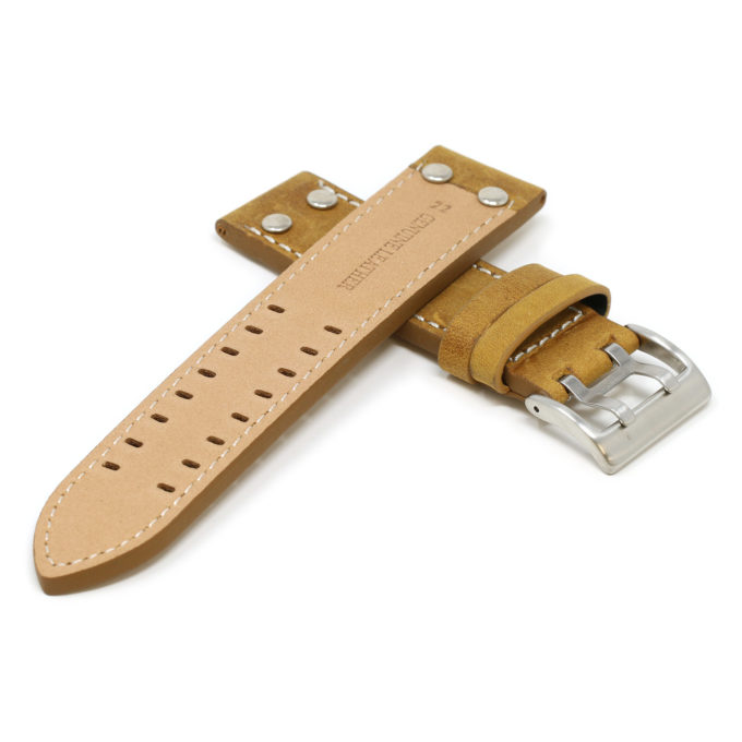 L.ham1.3 Cross Tan StrapsCo Vintage Leather Watch Band Strap For Hamilton Khaki Field