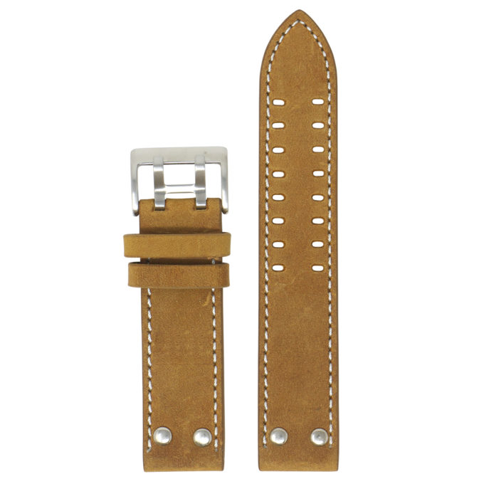 L.ham1.3 Up Tan StrapsCo Vintage Leather Watch Band Strap For Hamilton Khaki Field