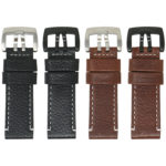 Lmx4 All Colors StrapsCo 23mm Textured Leather Watch Band Strap Fits Luminox