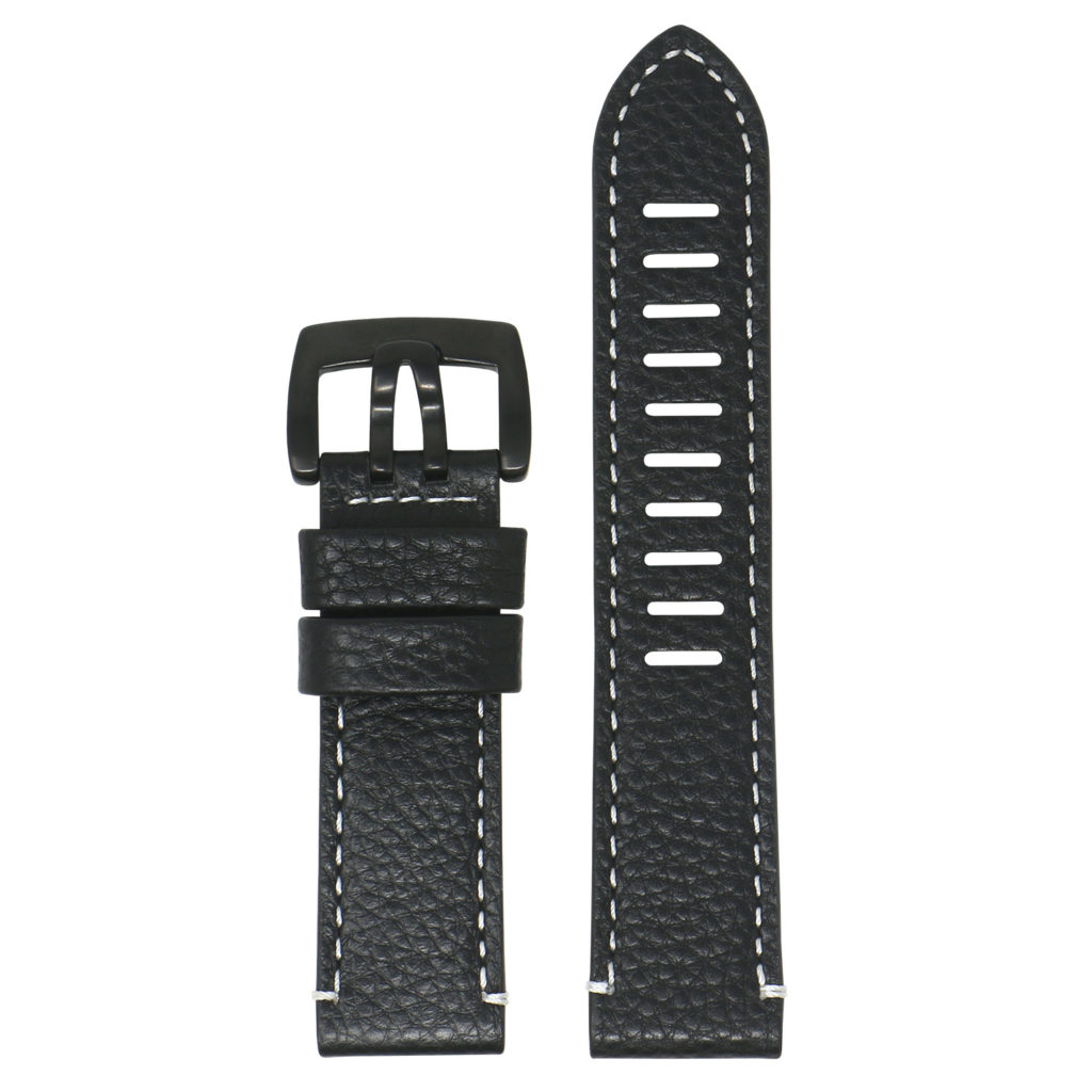 23mm Textured Thick Leather Strap | StrapsCo