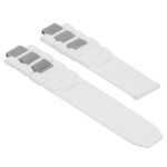 R.crt1.22 Angle White StrapsCo Silicone Rubber Watch Band For Cartier
