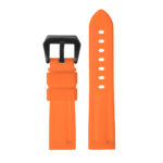 R.pn1.12a.mb Silicone Rubber Strap In Tangerine W Matte Black Buckle 2