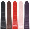L.crt2 All Colors StrapsCo Croc Embossed Leather Watch Band Strap For Santos 100 20mm 23mm 24mm