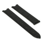L.om2.1 Black Angle StrapsCo Croc Embossed Leather Watch Band Strap For De Ville