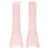 L.om3.13 Pink Up StrapsCo 28mm Croc Embossed Leather Watch Band Strap For Constellation Quadra