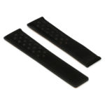 L.tag1.1 Black Angle StrapsCo Suede Perforated Leather Watch Band Strap For Tag Heuer 22mm