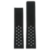 L.tag1.1 Black Up StrapsCo Suede Perforated Leather Watch Band Strap For Tag Heuer 22mm