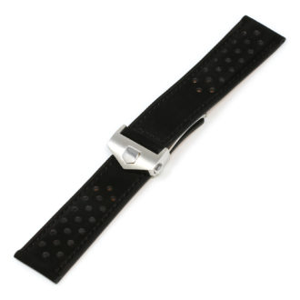 Perforated Suede Strap for Tag Heuer Carrera | StrapsCo