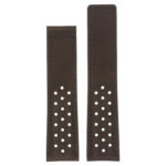 L.tag1.2 Brown Up StrapsCo Suede Perforated Leather Watch Band Strap For Tag Heuer 22mm