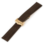 L.tag1.2.rg Brown (Rose Gold Buckle) Alt StrapsCo Suede Perforated Leather Watch Band Strap For Tag Heuer 22mm