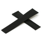 L.tag2.1 Black Cross StrapsCo Perforated Leather Watch Band Strap For Tag Heuer Monaco 22mm