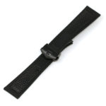 L.tag2.1.mb Black (Black Clasp) Alt StrapsCo Perforated Leather Watch Band Strap For Tag Heuer Monaco 22mm