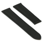 Ny.cart1.1 Black Angle StrapsCo Nylon & Leather Watch Band Strap For Tank 16mm 18mm 20mm