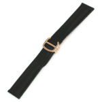 Ny.crt1.1.rg Black (Rose Gold Clasp) Alt StrapsCo Nylon & Leather Watch Band Strap For Tank 16mm 18mm 20mm