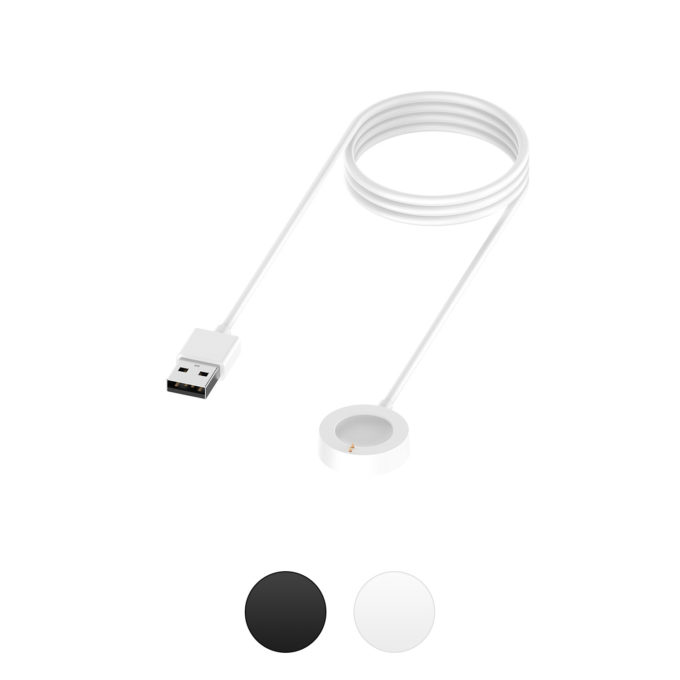 Fos.ch1.22 Gallery White StrapsCo USB Charger For Emporio Armani Smartwatch