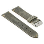 Kt1.7 Angle Grey StrapsCo Distressed Calf Leather Watch Band Strap