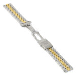 M.bd1.2t Alt Two Tone StrapsCo Stainless Steel Beads Of Rice Watch Band Strap Bracelet Apple Watch