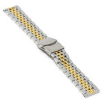 M.bd1.2t Angle Two Tone StrapsCo Stainless Steel Beads Of Rice Watch Band Strap Bracelet Apple Watch