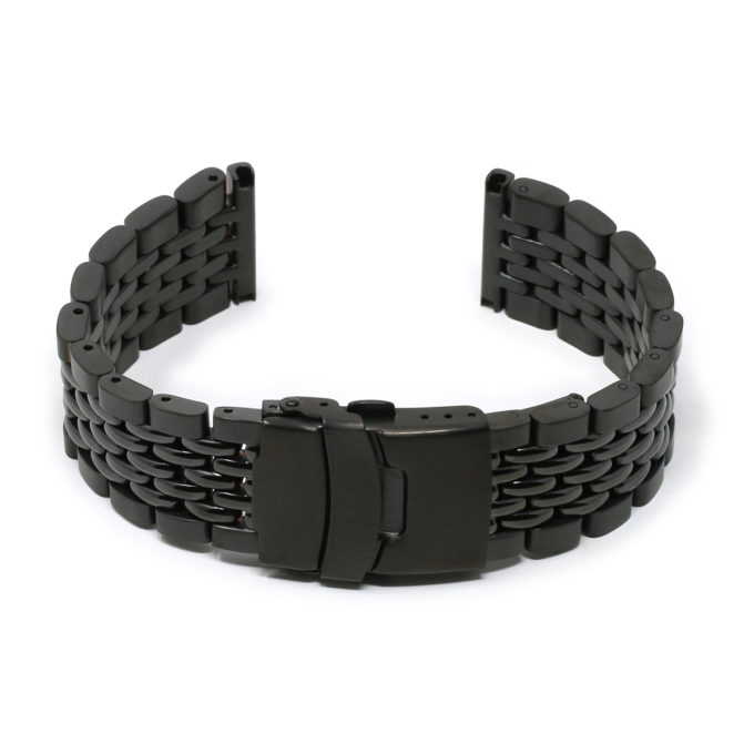 M.bd1.mb Main Black StrapsCo Stainless Steel Beads Of Rice Watch Band Strap Bracelet Apple Watch