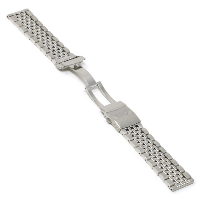 M.bd1.ss Alt Silver StrapsCo Stainless Steel Beads Of Rice Watch Band Strap Bracelet Apple Watch