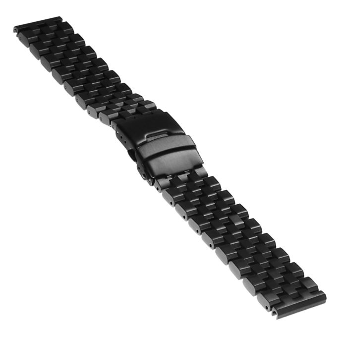M8.mb Engineer Stainless Steel With Link Watch Strap In Matte Black Apple Watch