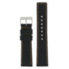 Ny1.1.12 Up Black & Orange DASSARI Nylon Quick Release Watch Band Strap