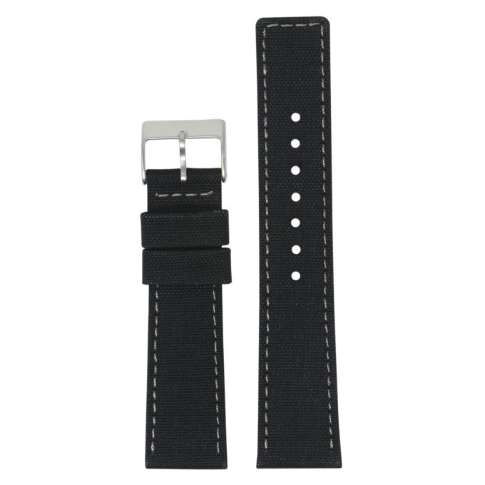 Ny1.1.7 Up Black & Grey DASSARI Nylon Quick Release Watch Band Strap