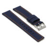 Ny1.5.12 Angle Navy Blue & Orange DASSARI Nylon Quick Release Watch Band Strap