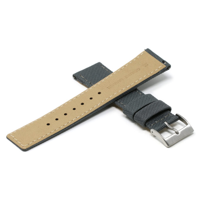 Ny1.7.7 Cross Charcoal DASSARI Nylon Quick Release Watch Band Strap