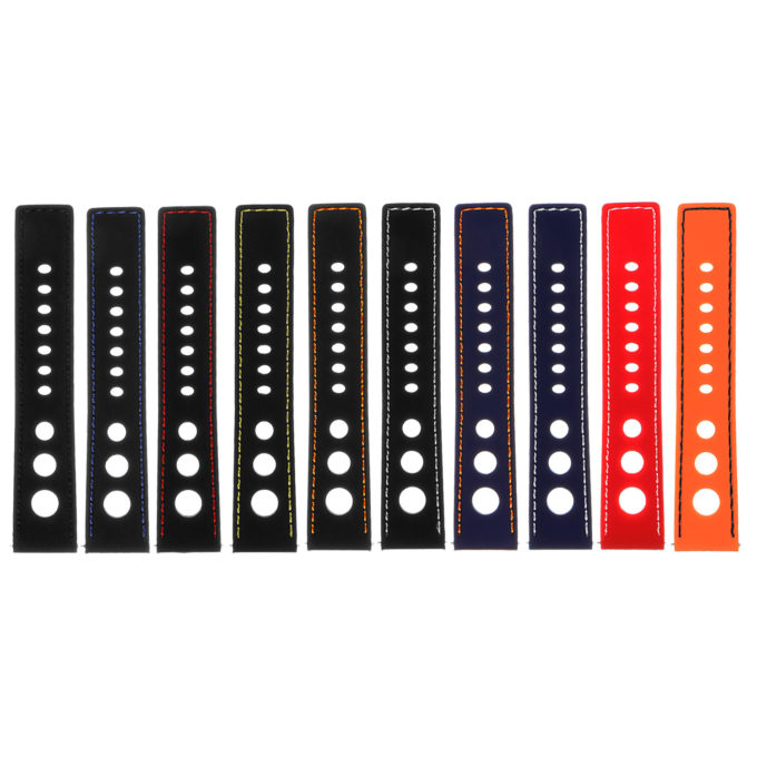 Pu11 All Color Silicone Rally Strap Apple Watch