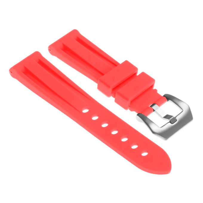 R.pn1.6a Silicone Rubber Strap In Light Red 1 Apple Watch