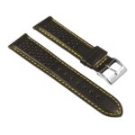 St22.1.10 Angle Black & Yellow Perforated Rally Strap Apple Watch