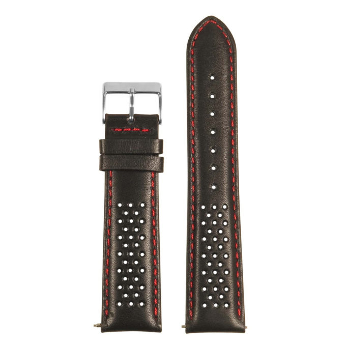 St22.1.6 Up Black & Red Perforated Rally Strap Apple Watch