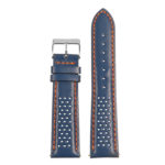 St22.5.12 Up Blue & Orange Perforated Rally Strap Apple Watch