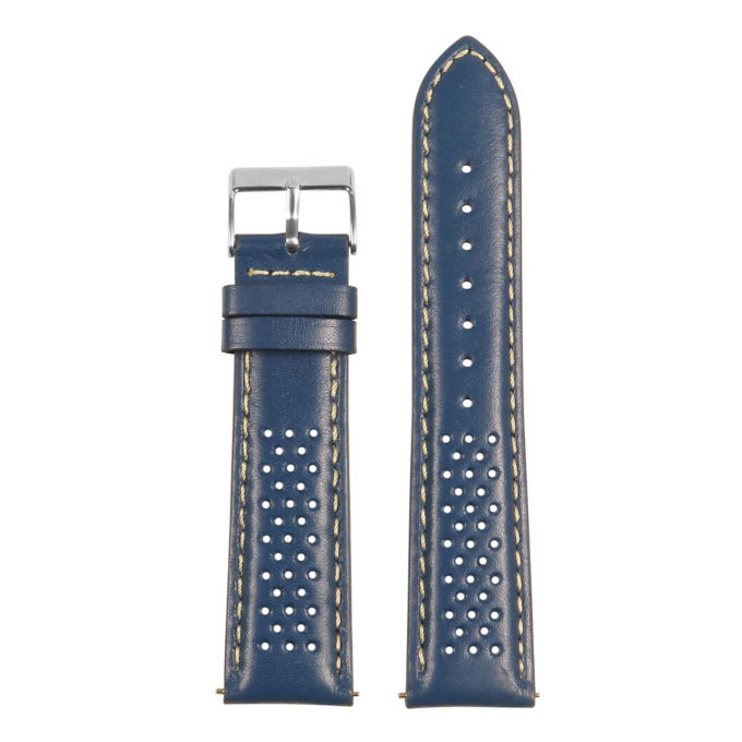 St22.5.22 Up Blue Perforated Rally Strap Apple Watch