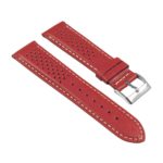 St22.6.22 Angle Red Perforated Rally Strap Apple Watch