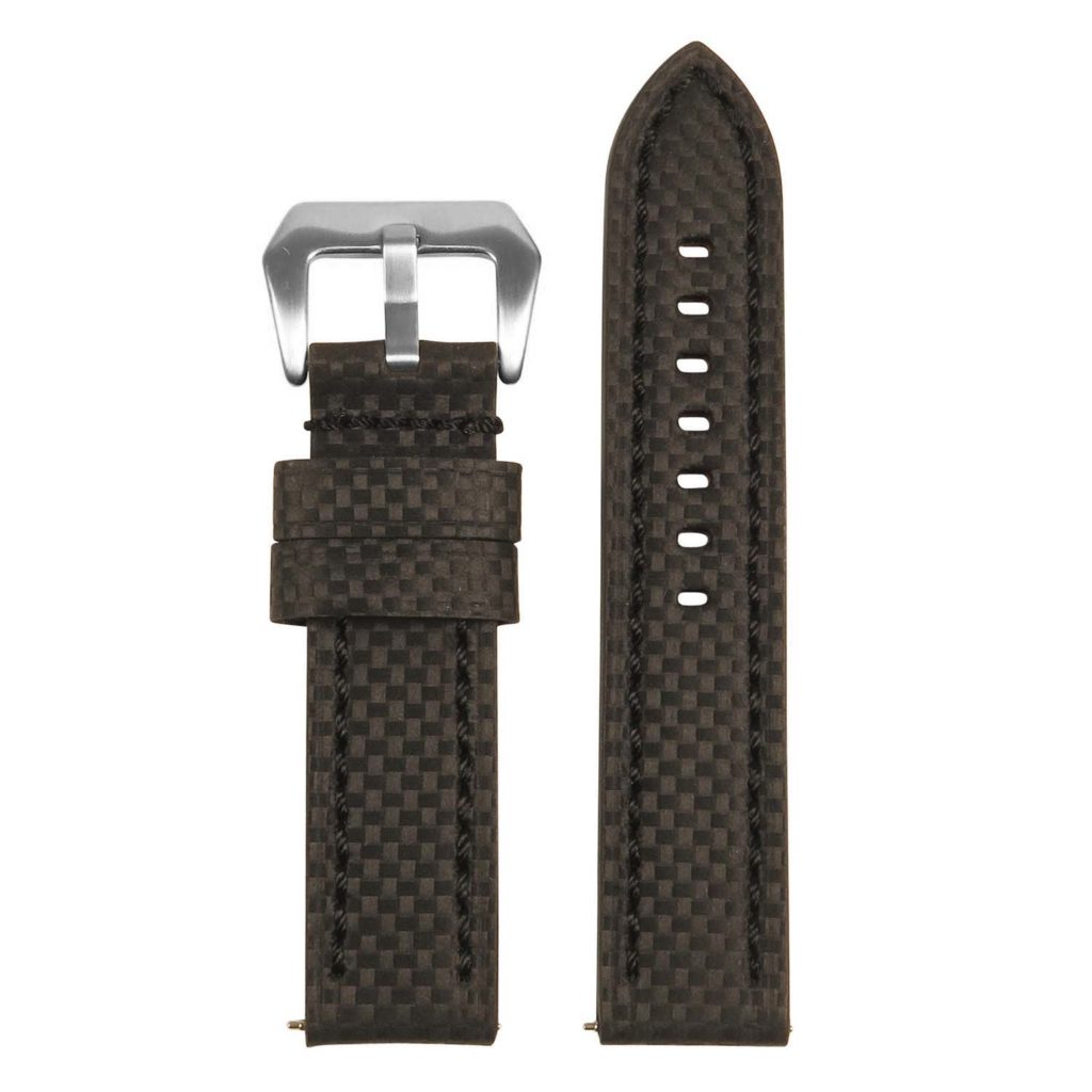 Stitched Carbon Fiber Strap For Apple Watch | StrapsCo