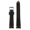 St28.1 Upright Suede Watch Strap In Black Apple Watch