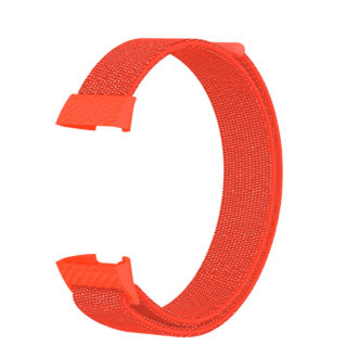 Fb.ny9.12 Main Orange StrapsCo Woven Nylon Watch Band Strap For Fitbit Charge 3