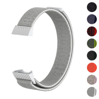 Fb.ny9.22 Gallery White StrapsCo Woven Nylon Watch Band Strap For Fitbit Charge 3