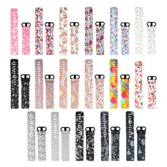 Fb.r38 All Colour StrapsCo Patterned Silicone Rubber Watch Band Strap For Fitbit Charge 3