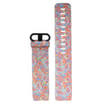 Fb.r38.j Main Paisley StrapsCo Patterned Silicone Rubber Watch Band Strap For Fitbit Charge 3