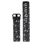 Fb.r38.k Main Monochrome Splatter StrapsCo Patterned Silicone Rubber Watch Band Strap For Fitbit Charge 3