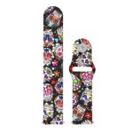 Fb.r39.h Up Sugar Skulls StrapsCo Patterned Rubber Watch Band Strap For Fitbit Versa